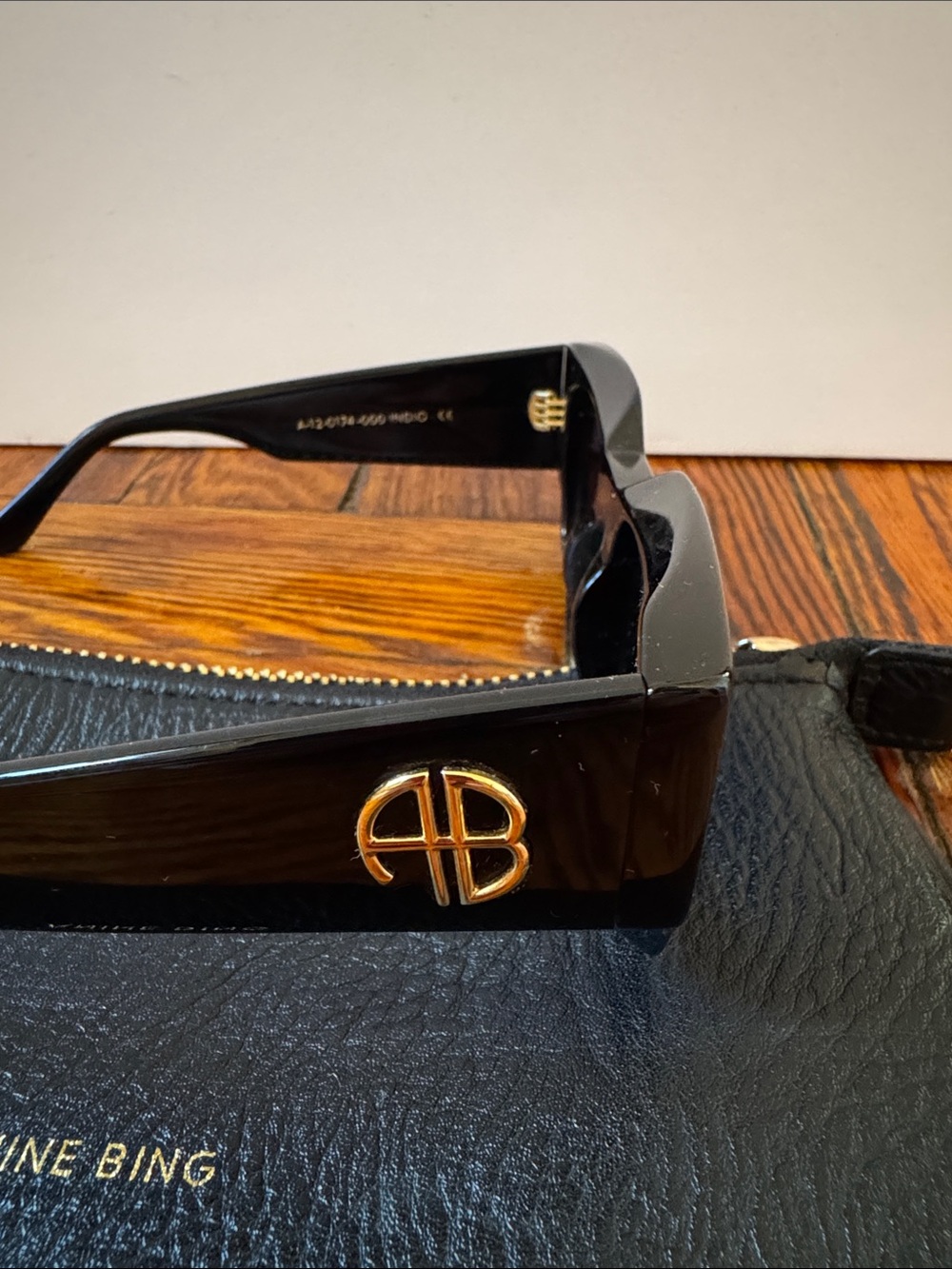 Anine Bing Black Oversized Square Sunglasses - Picture 3 of 6